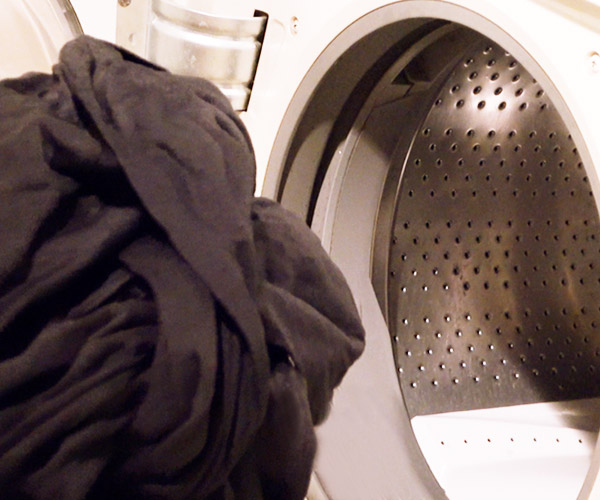 ダイロン染め方手順14洗濯機で洗う
